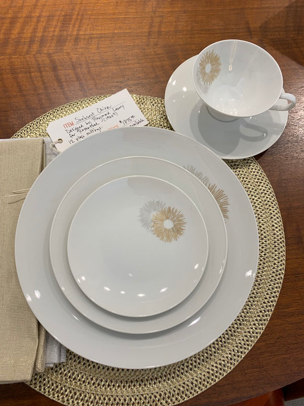 Rosentahl Germany Sunburst Dinner Service for 12