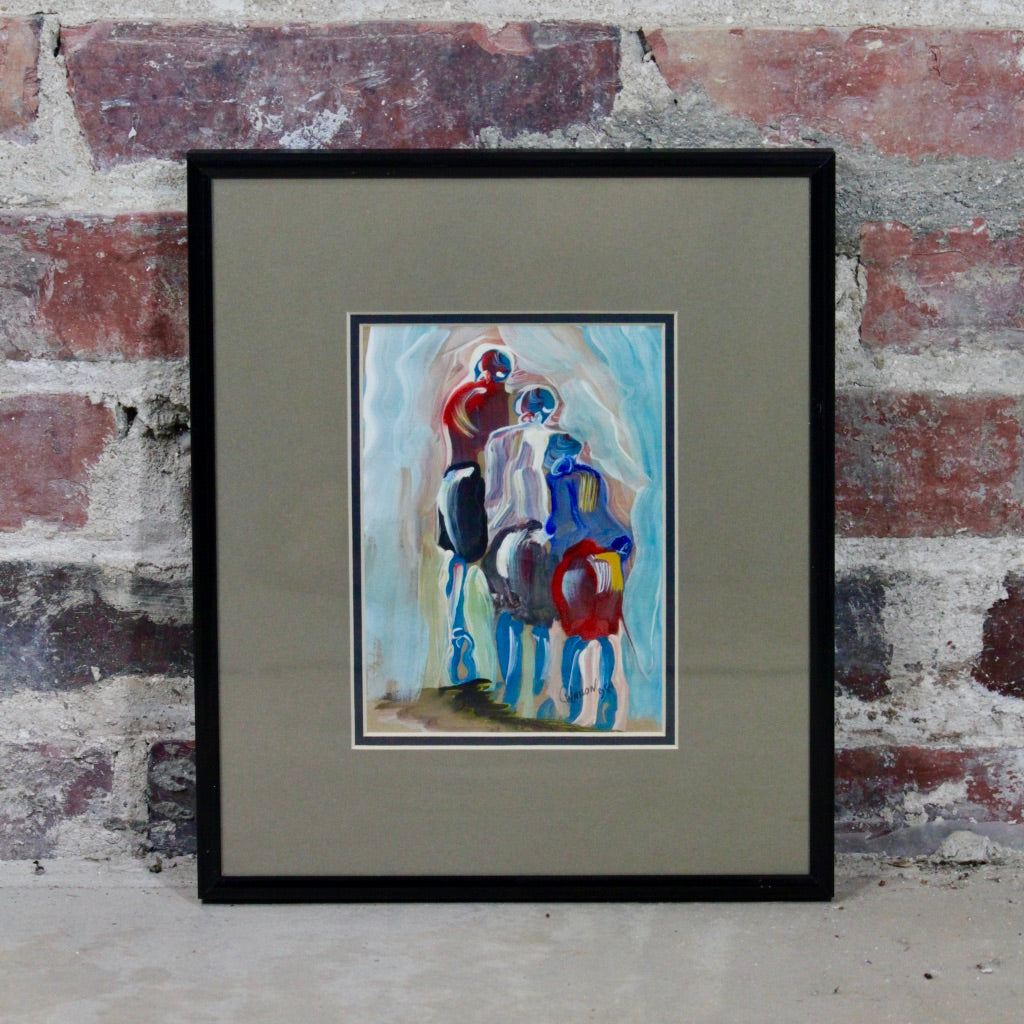 Original Framed Paintings by Waison Mupedza, Zimbabwe – Studio