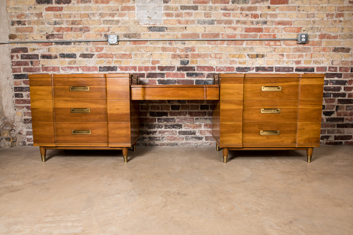 Mid Century John Widdicomb Suspended Vanity