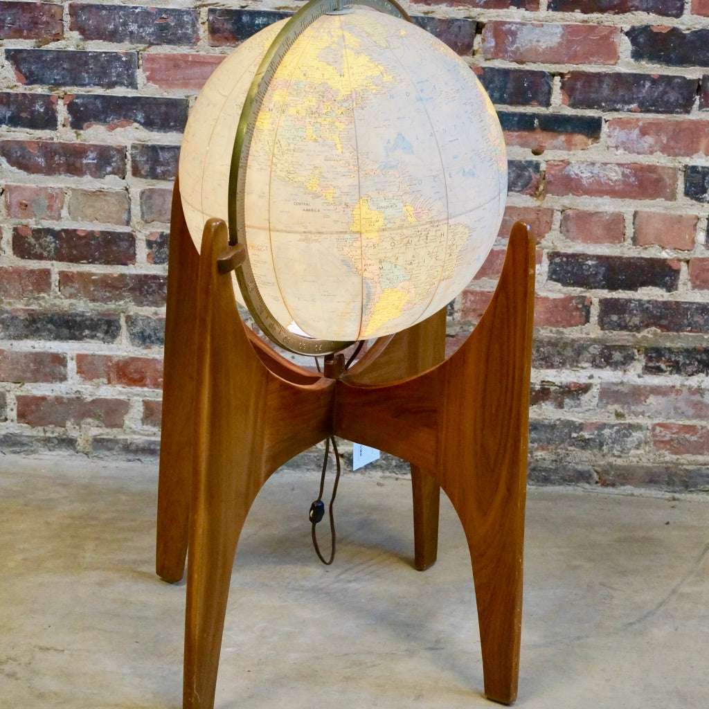 Adrian Pearsall Mid-century Globe on Stand