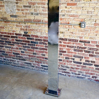 Mid-Century Chrome Torchiere Skyscraper Floor Lamp by Casella