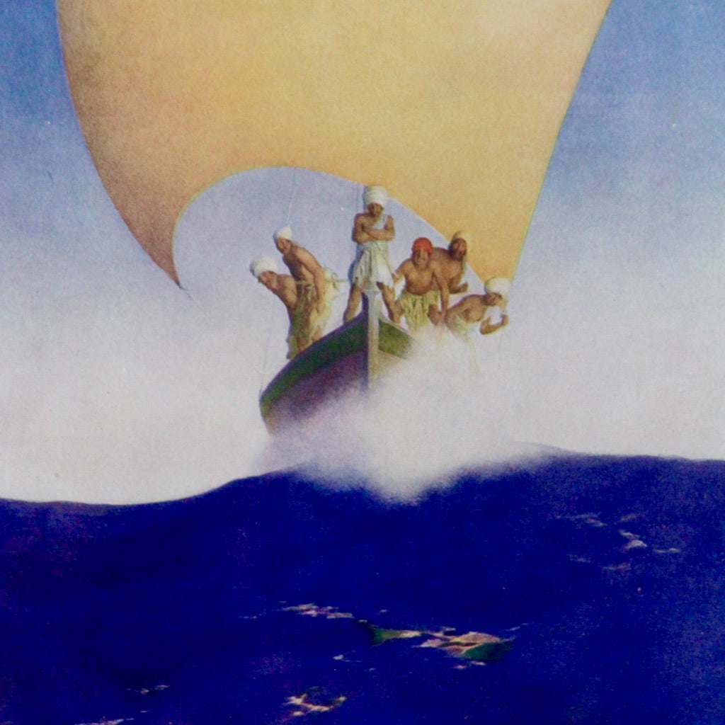 Maxfield Parrish Framed Prints - Set of Four