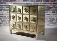 Mastercraft Brass Chest with Asian Styling