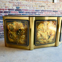 Berhard Rohne for Mastercraft "Tree of Life" Brass Cabinet